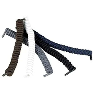 Coiler Shoe Laces Black 1 Pair