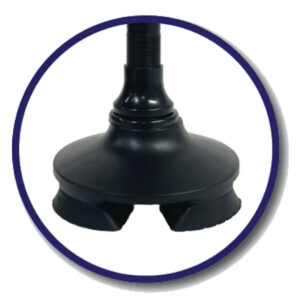 Walking Stick Pivot Foot - 360 Rotation