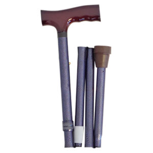 Folding Walking Stick T Handle