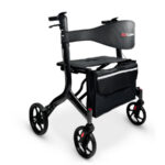 Bariatric Side Folding Seat Walker Dark Grey