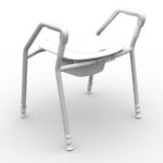 Folding Toilet Seat Raiser 490mm Width