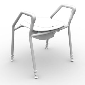 Folding Toilet Seat Raiser 490mm Width