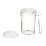 Shatterproof Mug with Spout and Recessed Lids 400mL