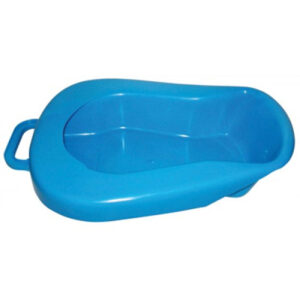 Large Bed Pan with Lid Blue 2.5L