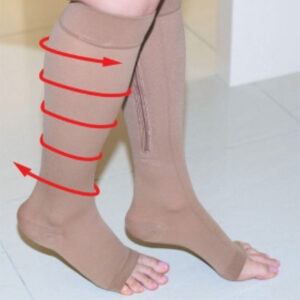 Zipper Compression Socks Pair