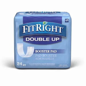 FitRight Double Up Booster Pads 24 Pack 9x29cm 629mL