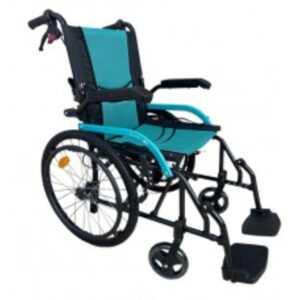 Compact Lite Self Propel Wheelchair Blue